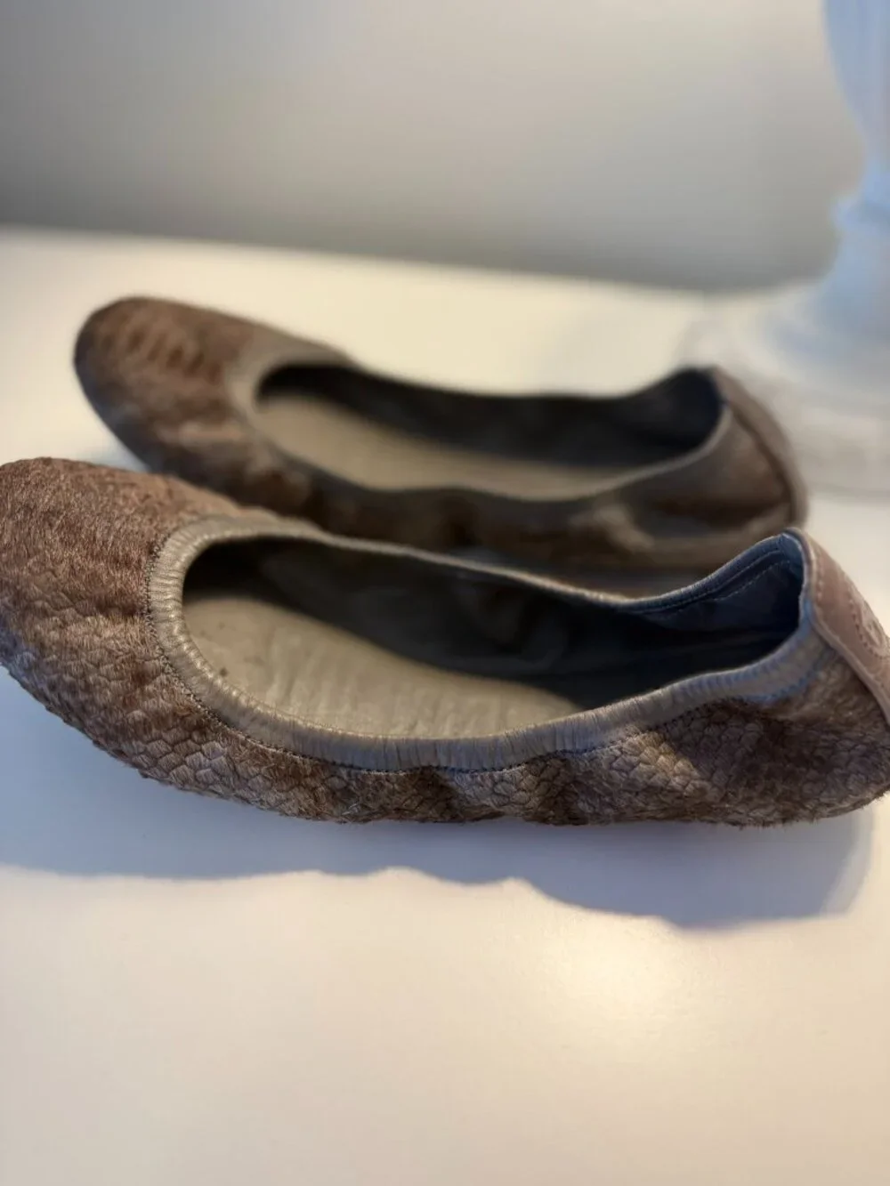 Tory Burch Calf Hair Ballet Flats Size 7 | Designer Flats